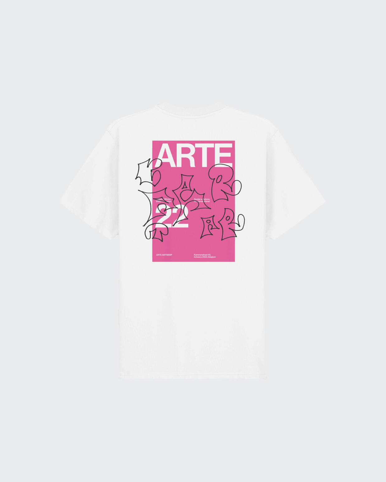 Arte Antwerp Turner Back Pink Tag T-Shirt