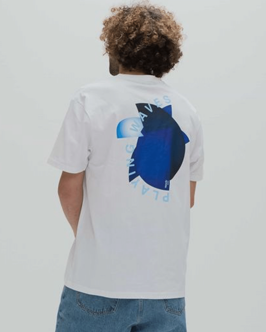 New Amsterdam Surf Association Playing Waves Tee