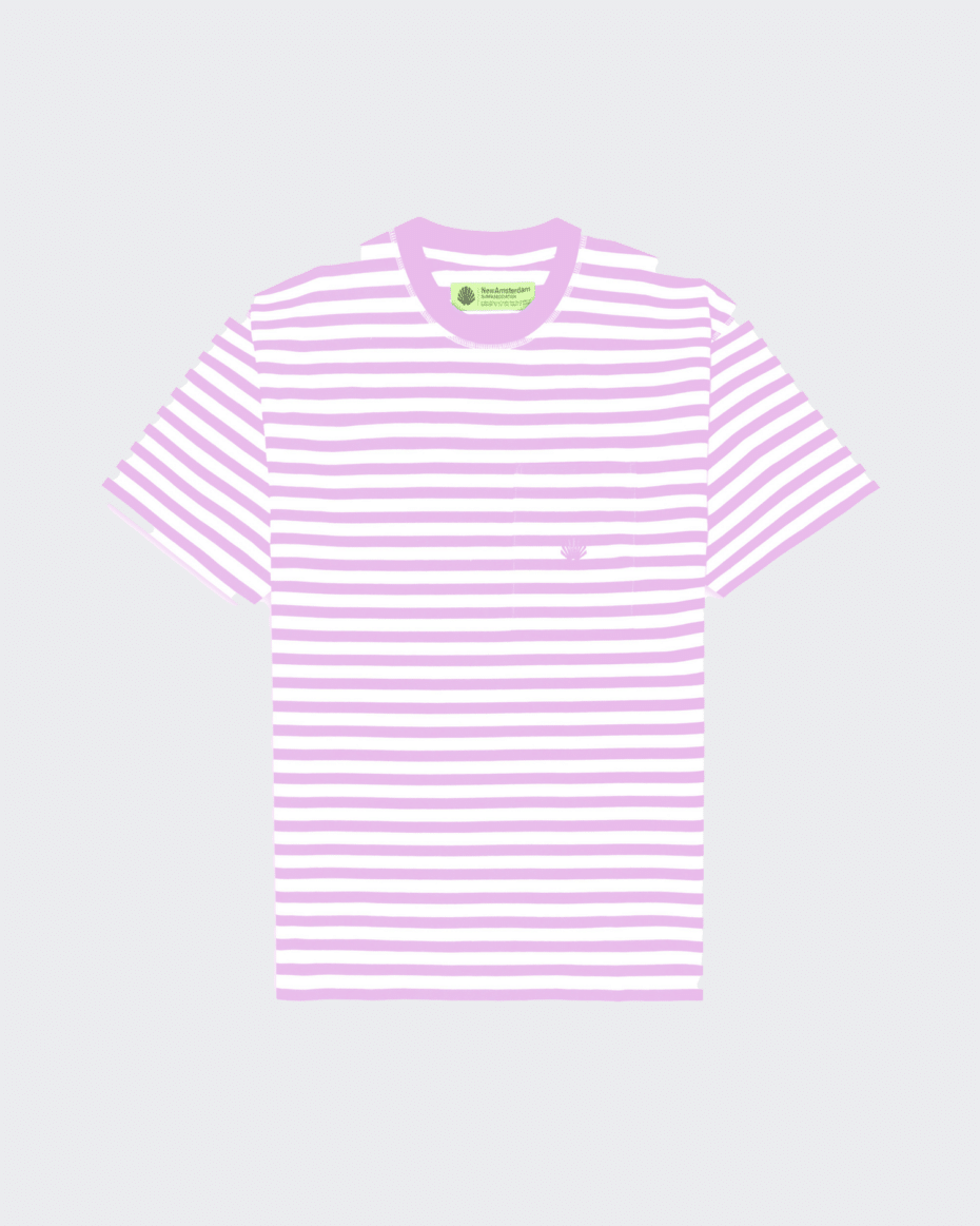 New Amsterdam Surf Association Wax Tee Stripes