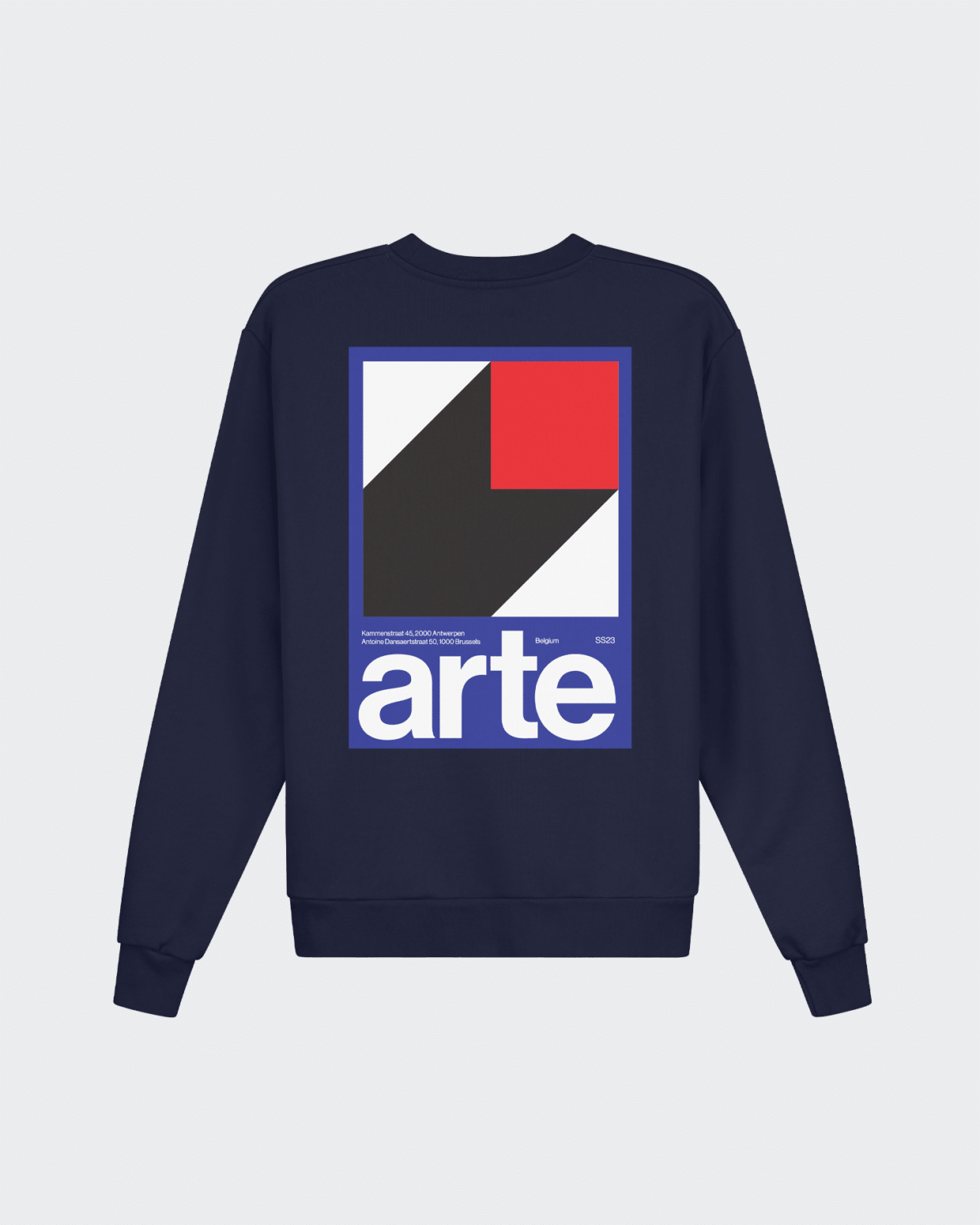 Arte Antwerp Conrad Back Print Crewneck