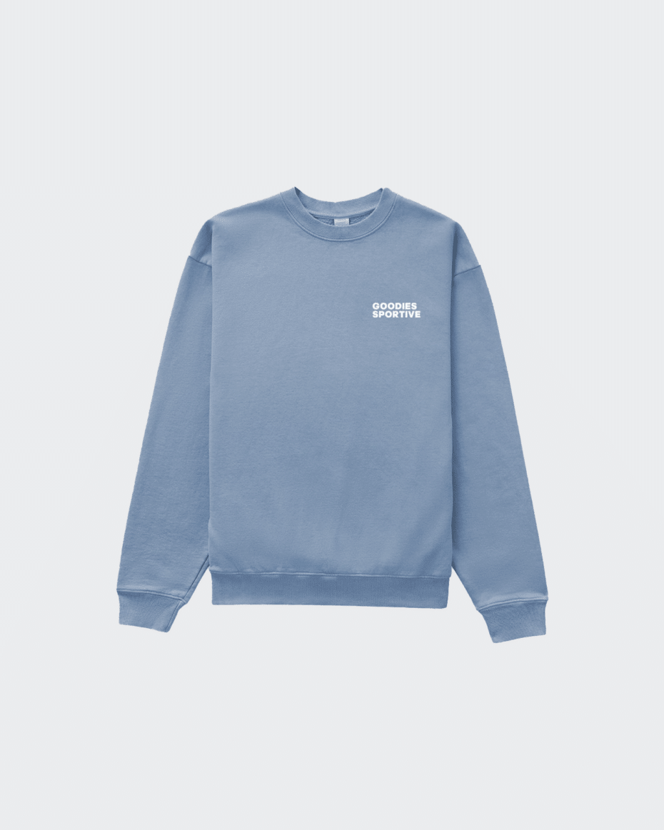 Goodies Sportive Athleisure Blue Crewneck