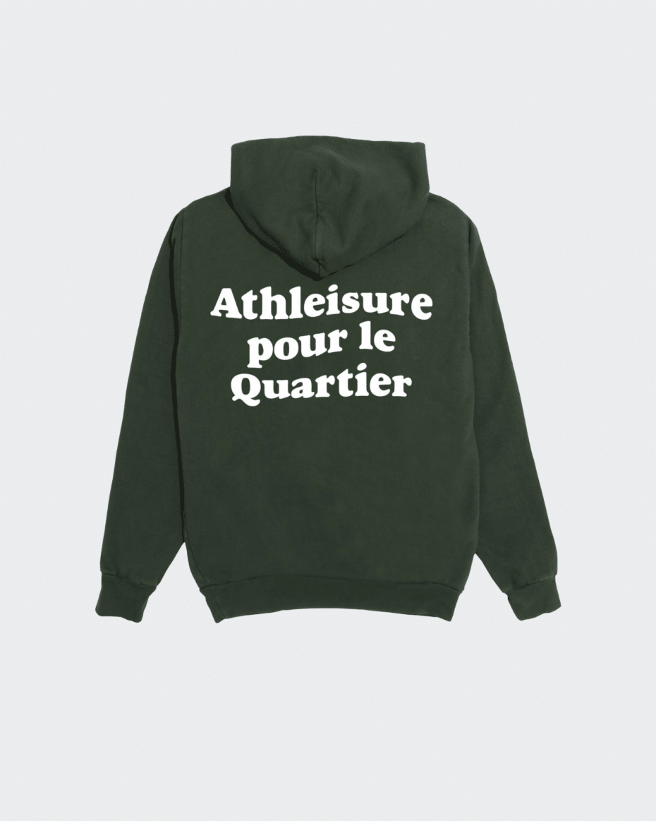 Goodies Sportive Athleisure Green Hoodie