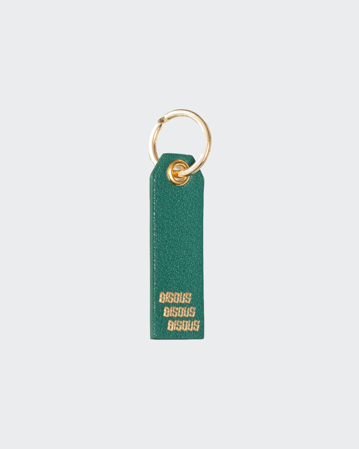 Bisous Bisous Leather Key Ring