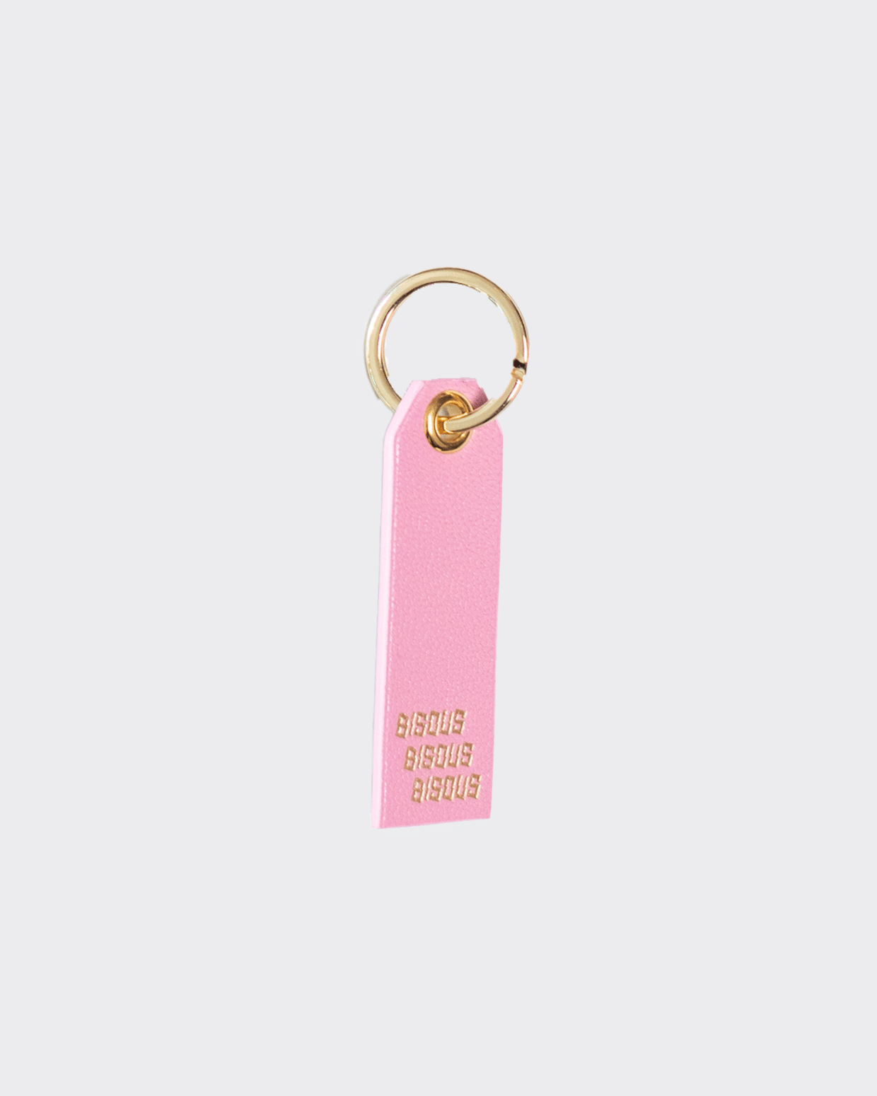 Bisous Bisous Leather Key Ring