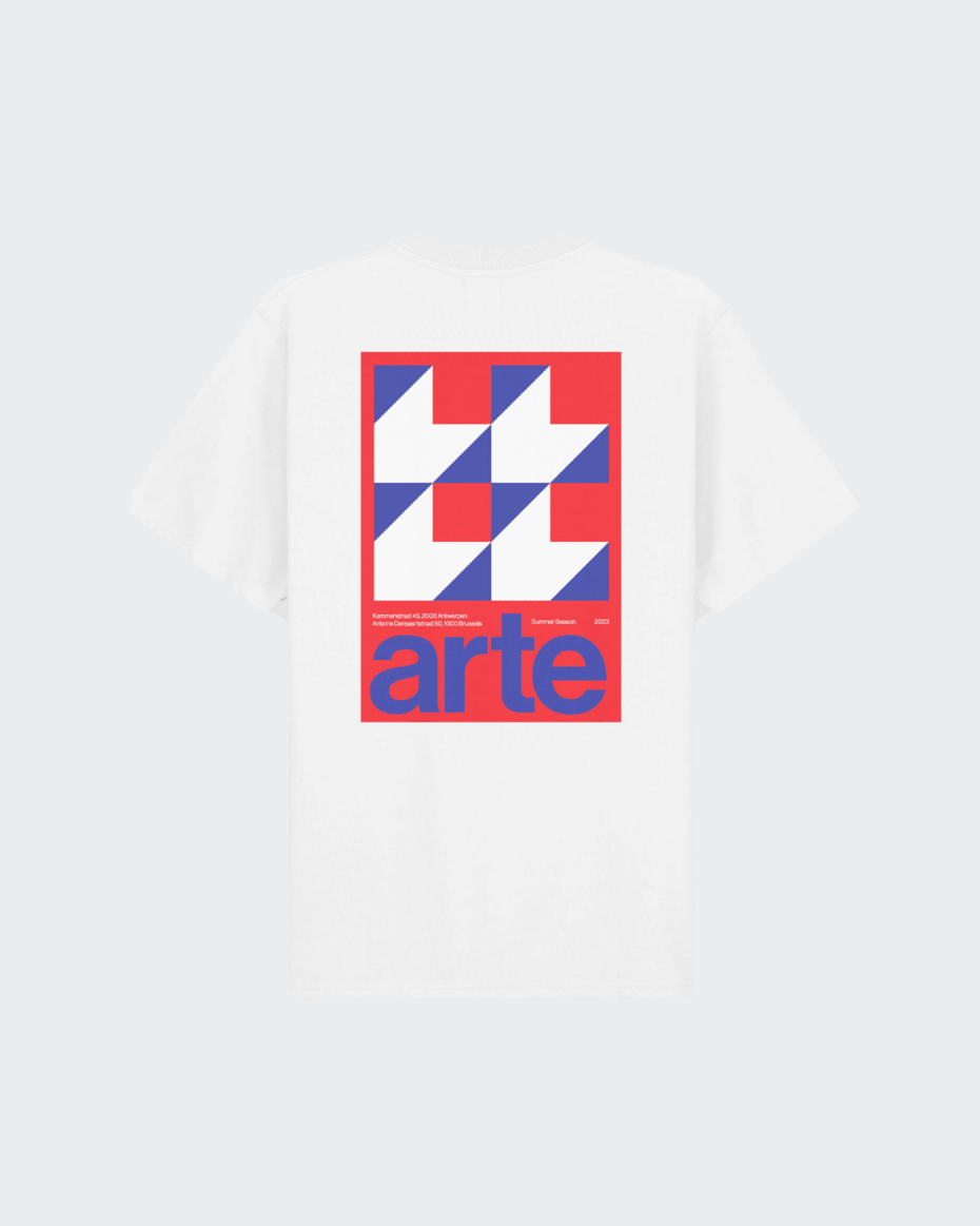 Arte Antwerp Taut Back R Print T-Shirt