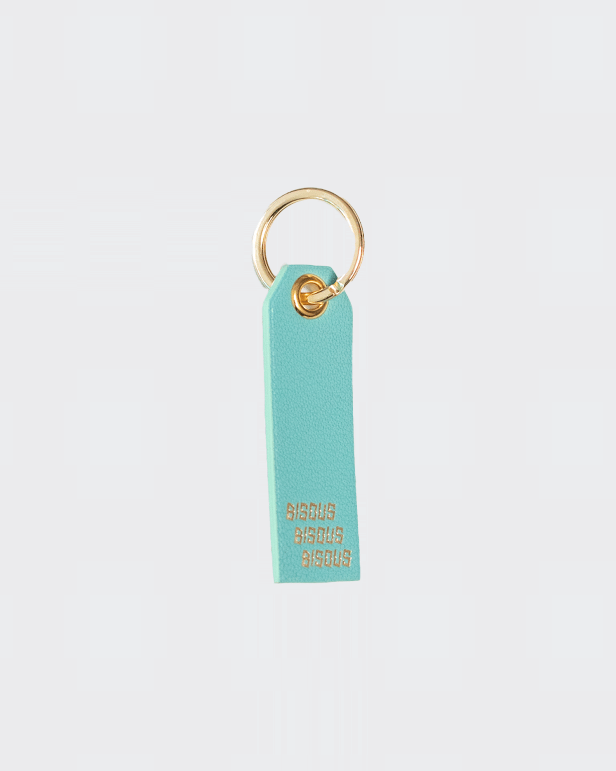 Bisous Bisous Leather Key Ring