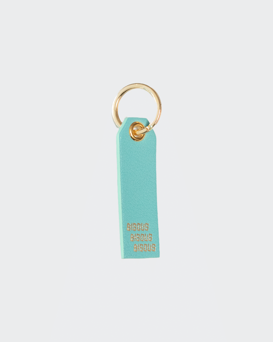 Bisous Bisous Leather Key Ring