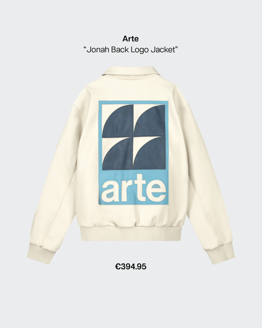 fp arte jonah back logo jacket