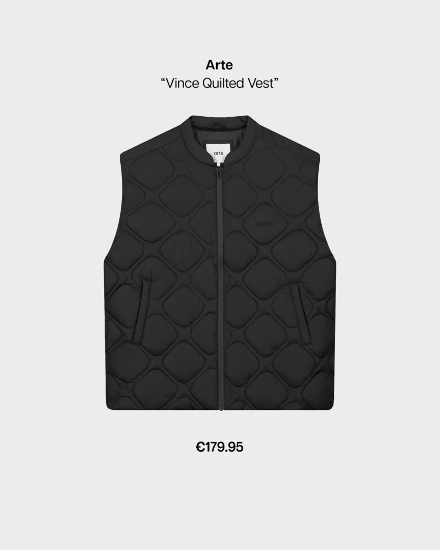 fp arte quilted vest