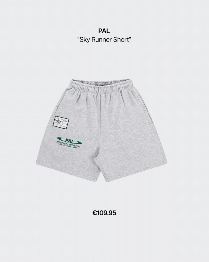 fp pal runner short grey