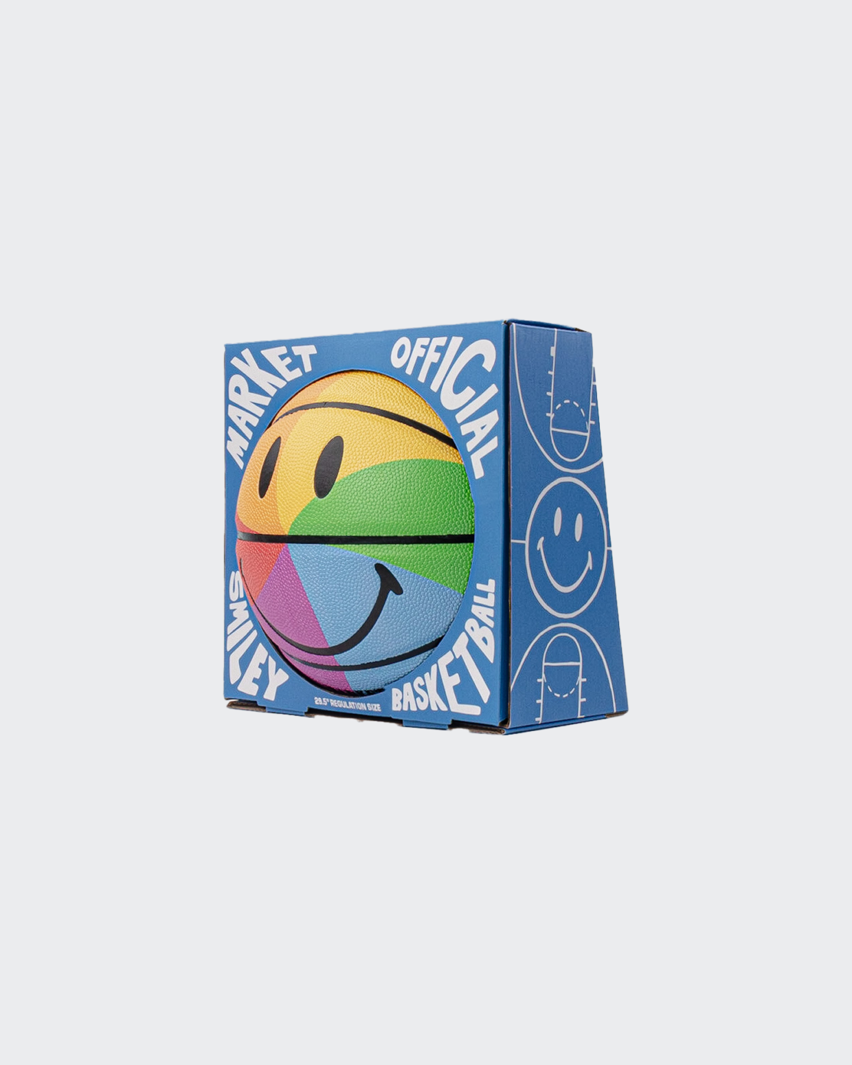 Market Smiley Pinwheel Basketball