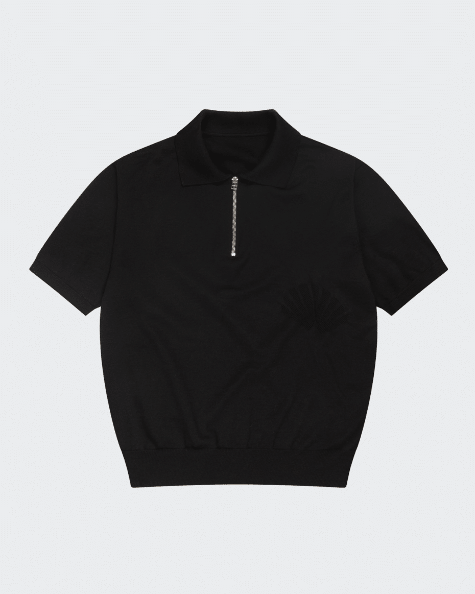 new amsterdam surf association Zip Polo Knit