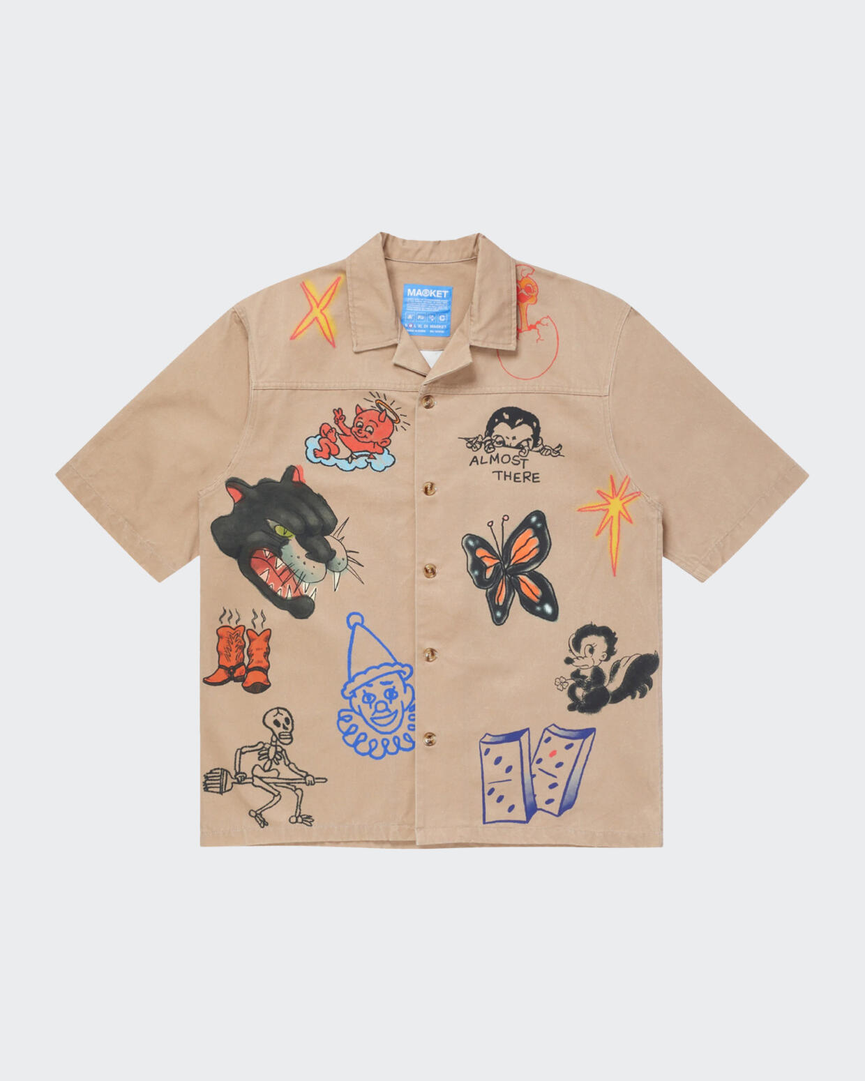 Market Almost There SS Button Shirt