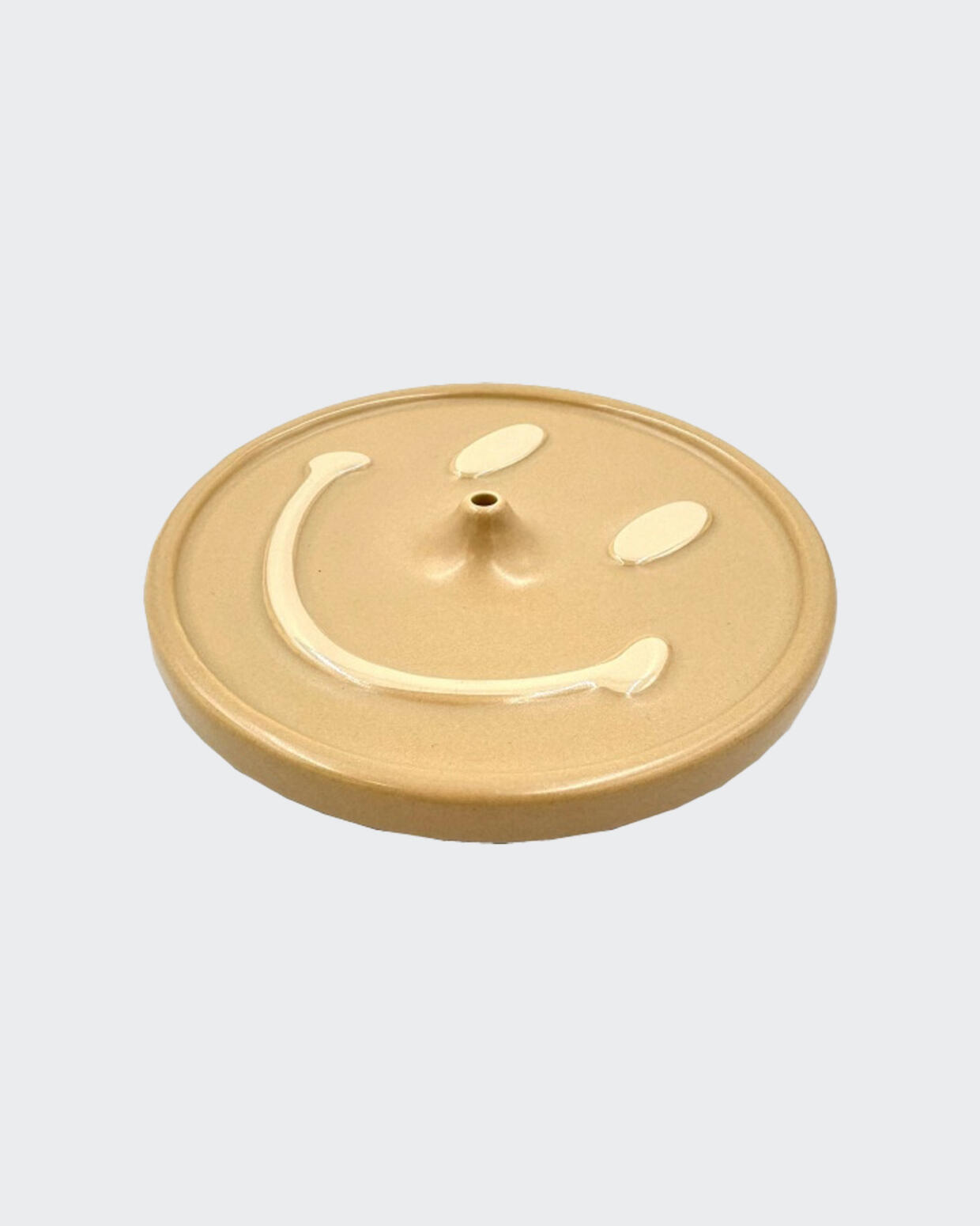 Market Smiley Ceramic Incense Holder