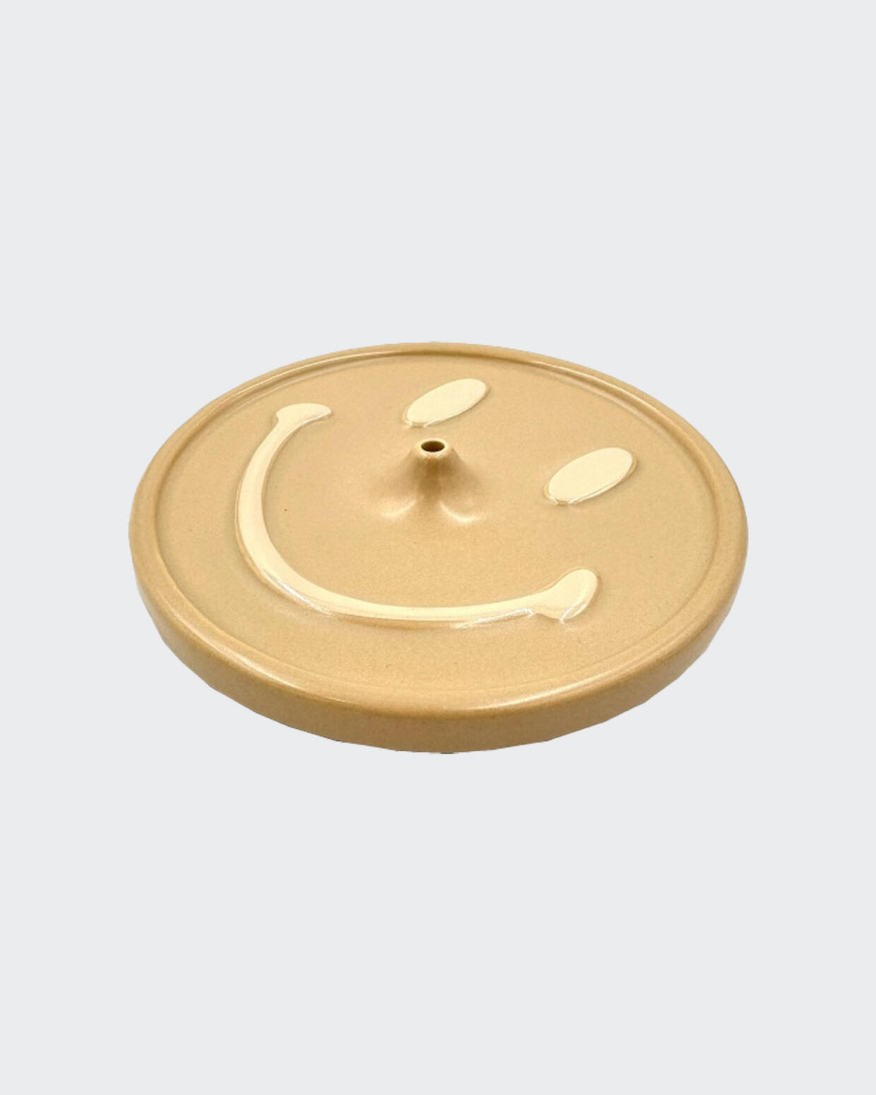 Market Smiley Ceramic Incense Holder