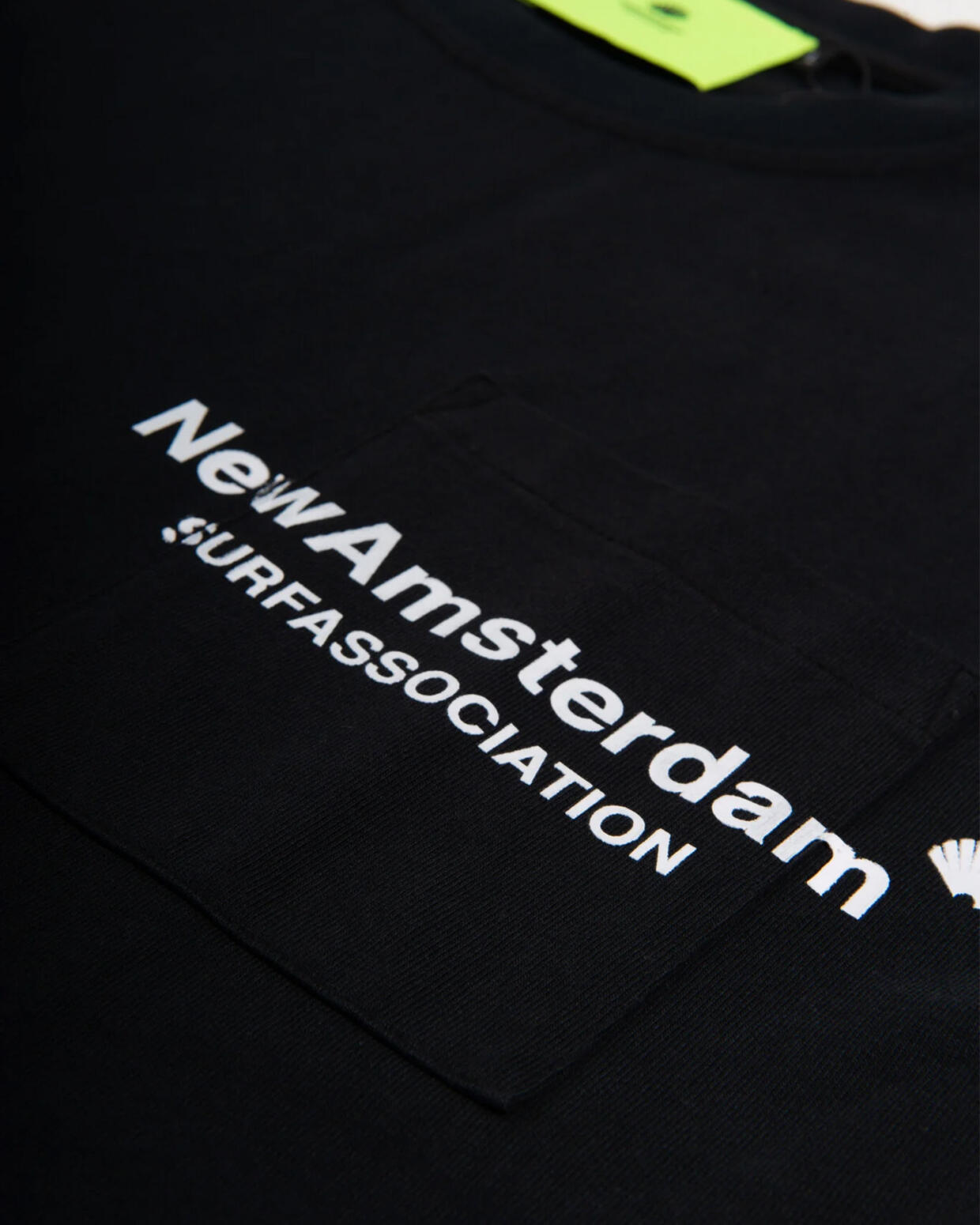 New Amsterdam Surf Association Throw Pocket Tee