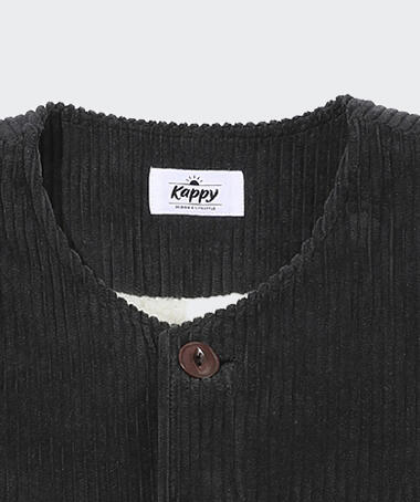 Kappy Corduroy Fleece Vest