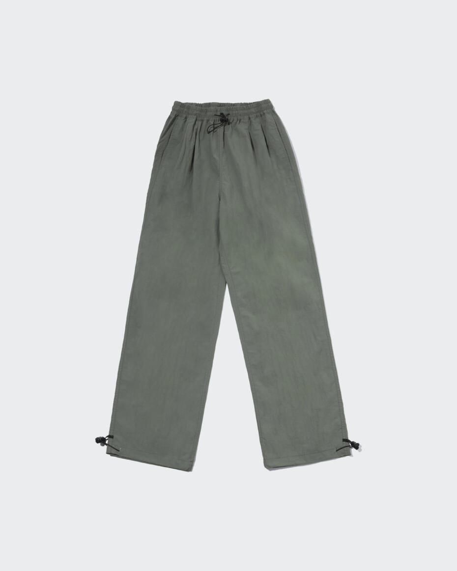 Kappy Two Tuck Wide Nylon Pants