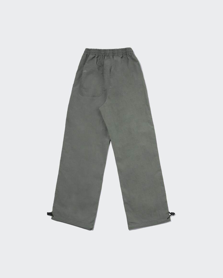 Kappy Two Tuck Wide Nylon Pants