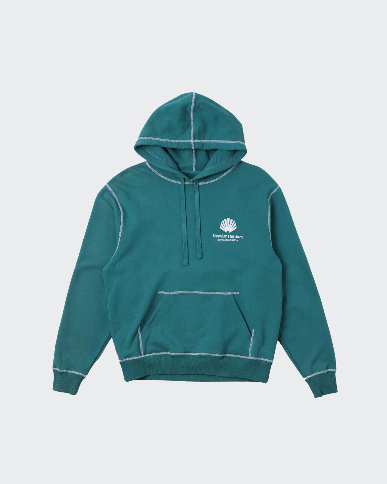 new amsterdam surf association Logo Hoodie Contrast