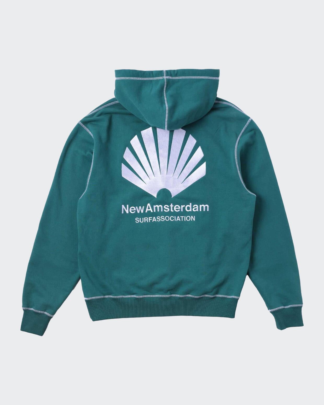 new amsterdam surf association Logo Hoodie Contrast