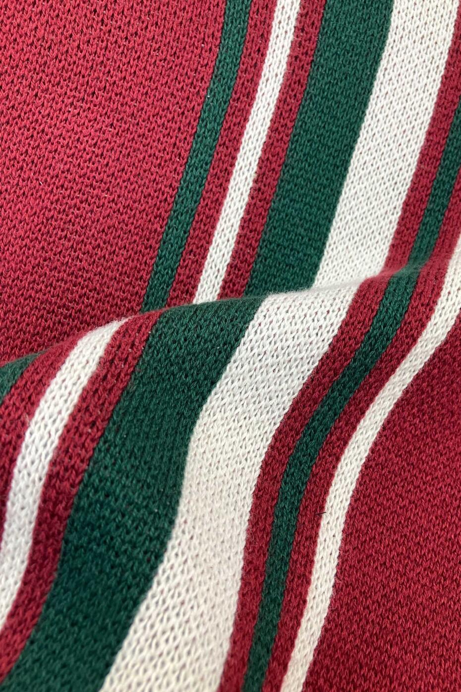 Goodies Sportive Striped knit polo