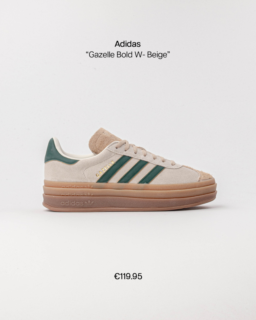 adidas gazelle bold w beige fp