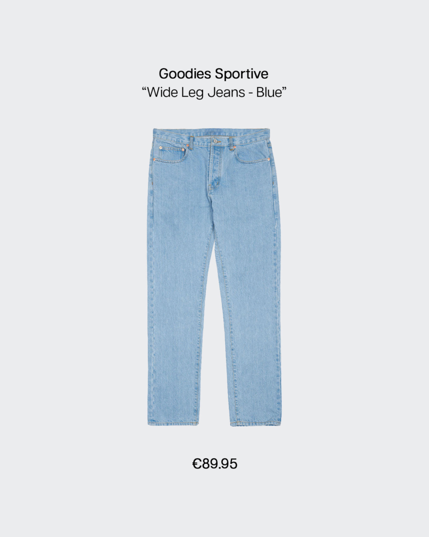goodies sportive wide leg jeans blue fp