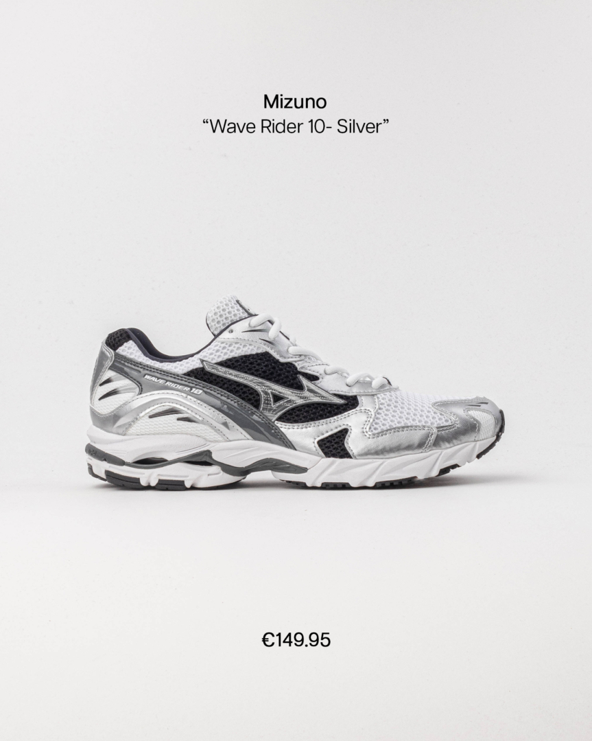 mizuno ave rider 10 silver fp