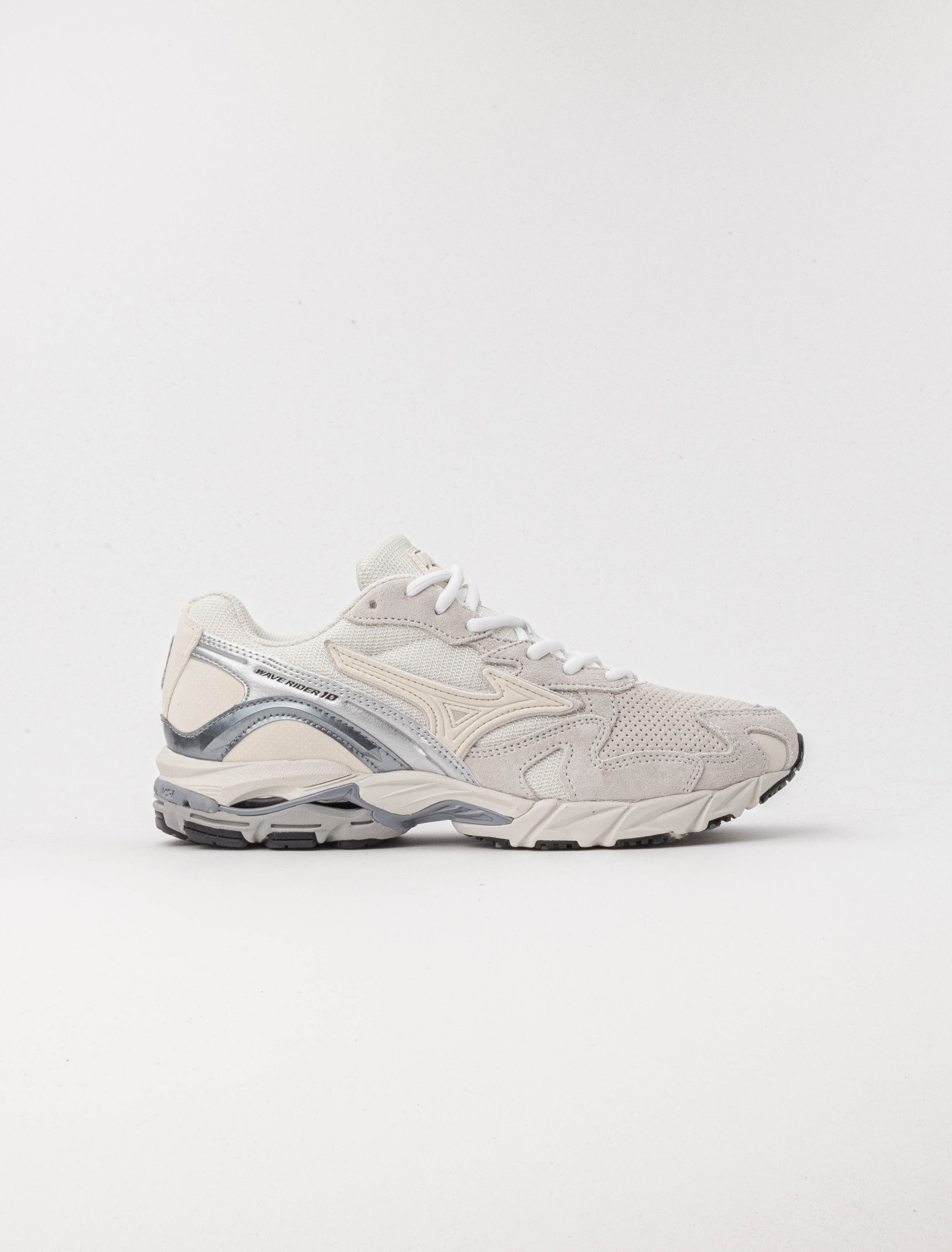 Mizuno Wave Rider 10 White Grey Tradewinds D1GA2182 01