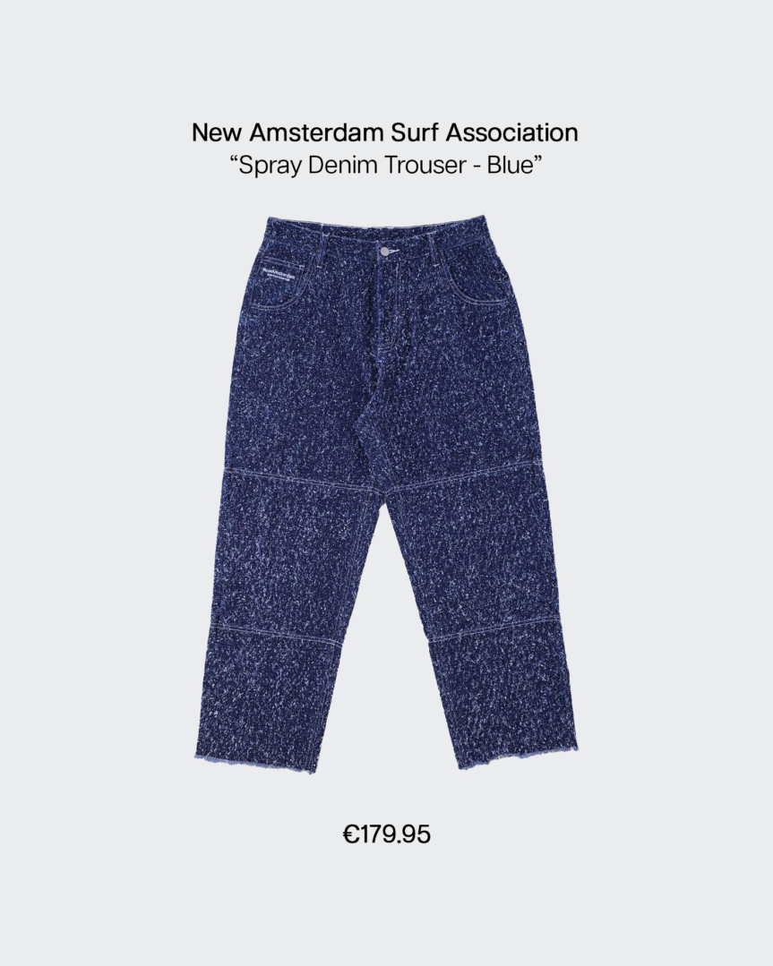 nasa spray denim trouser blue fp