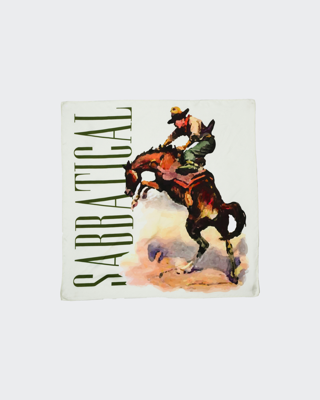 Sabbatical Stallion 2 Silk Scarp AOP