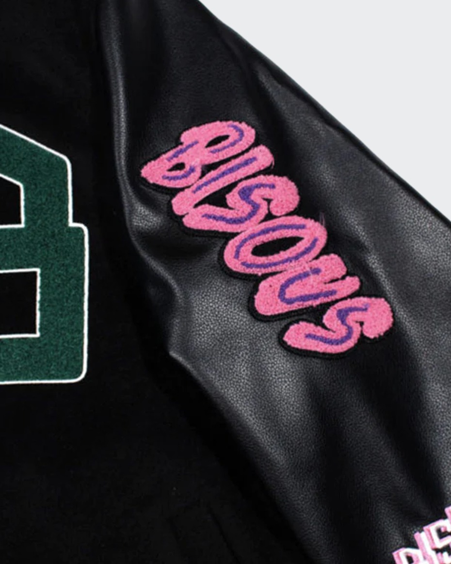 Bisous Bisous Varsity Jacket