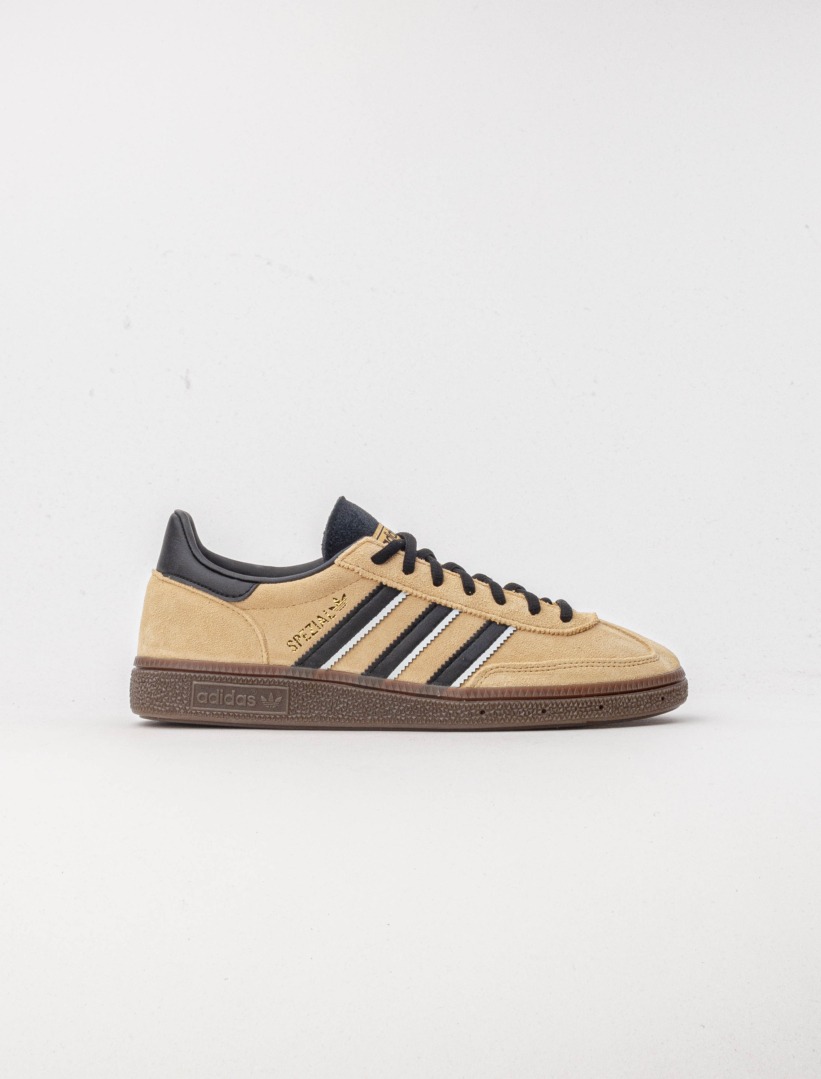 Adidas originals handball spezial trainer clearance core black / easy yellow