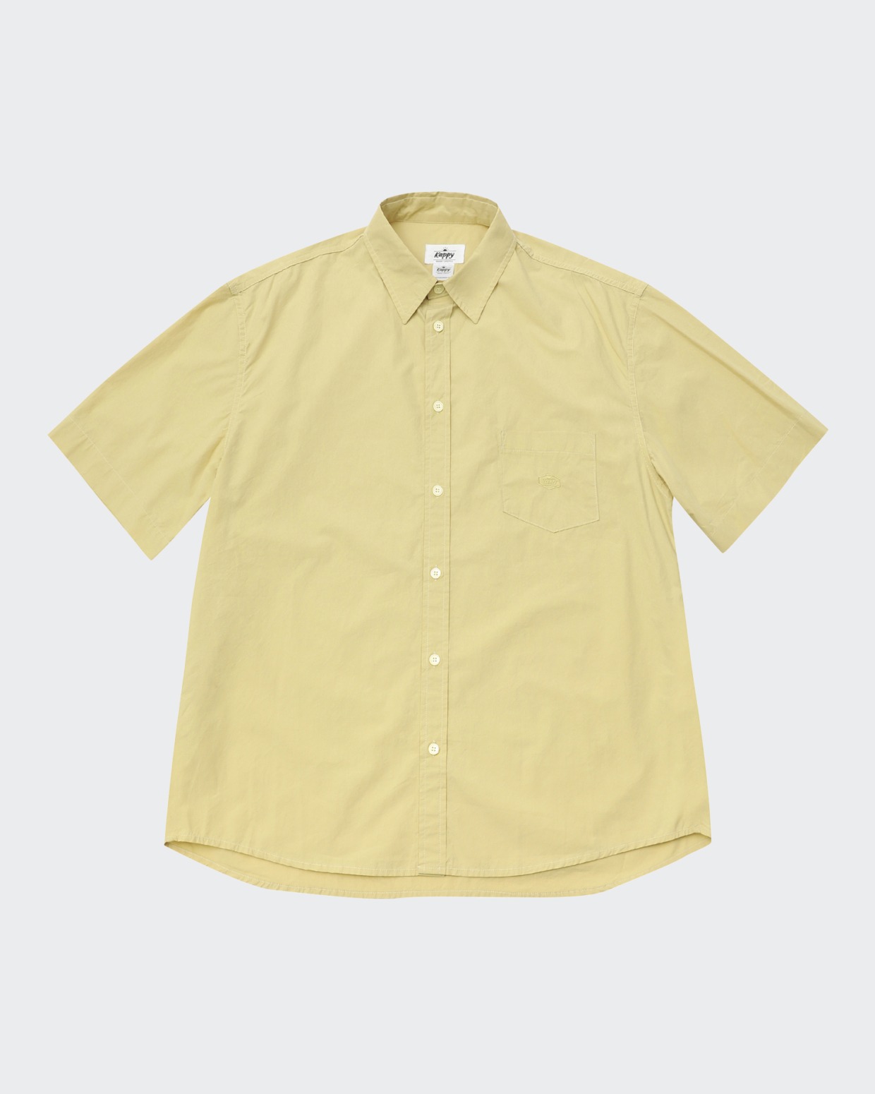 Kappy Relaxed Cotton Half Shirt