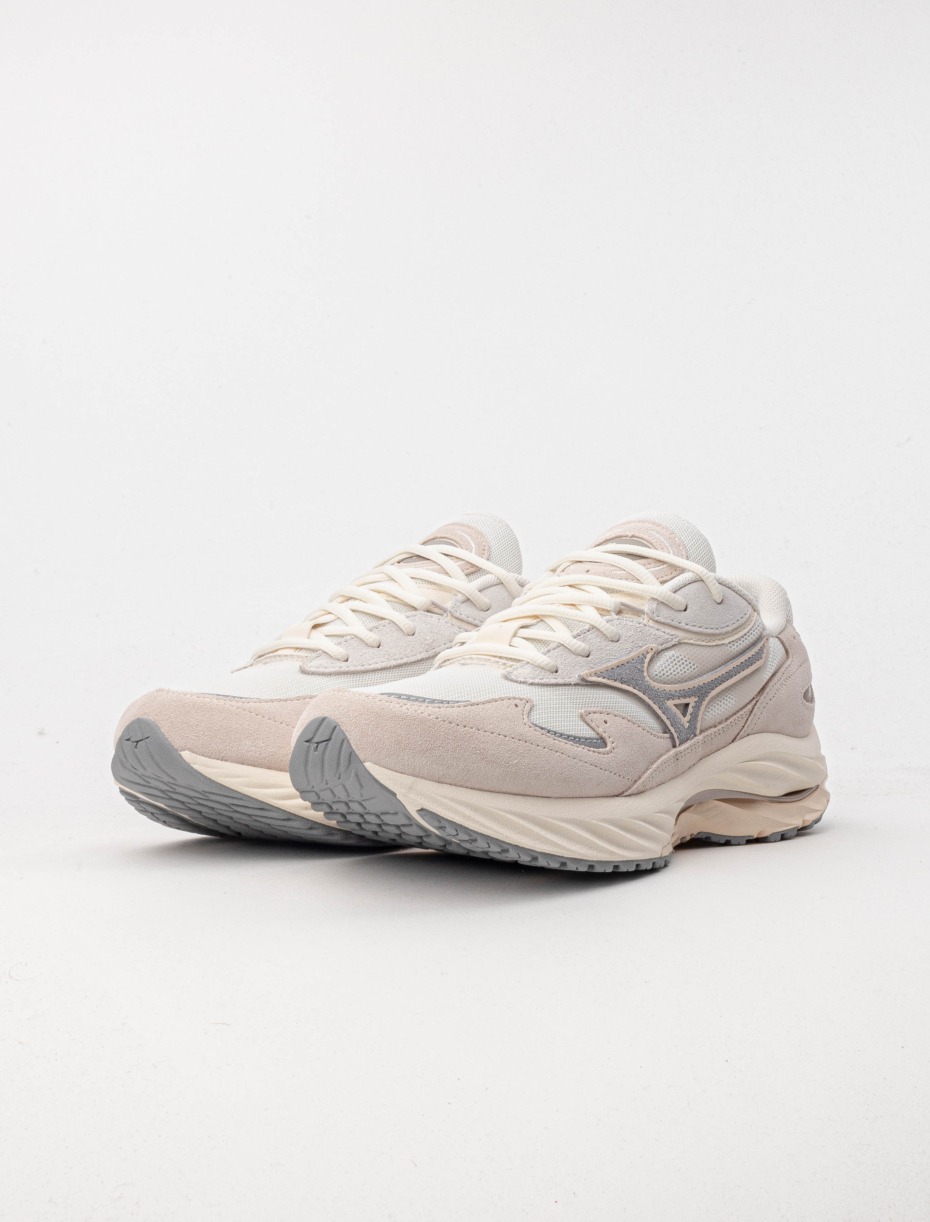 Mizuno Wave Rider Beta White Sand / Ultimate Grey · D1GA3309-09