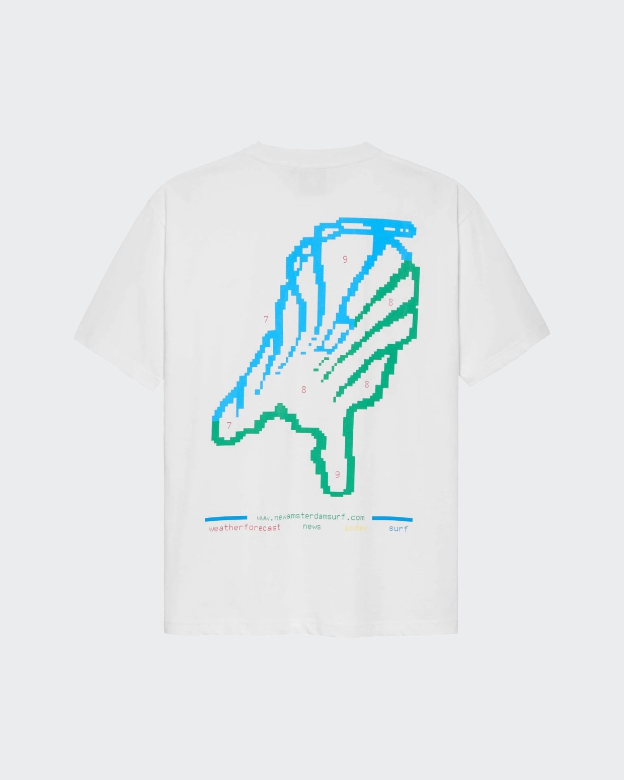 New Amsterdam Surf Association Teletekst Tee