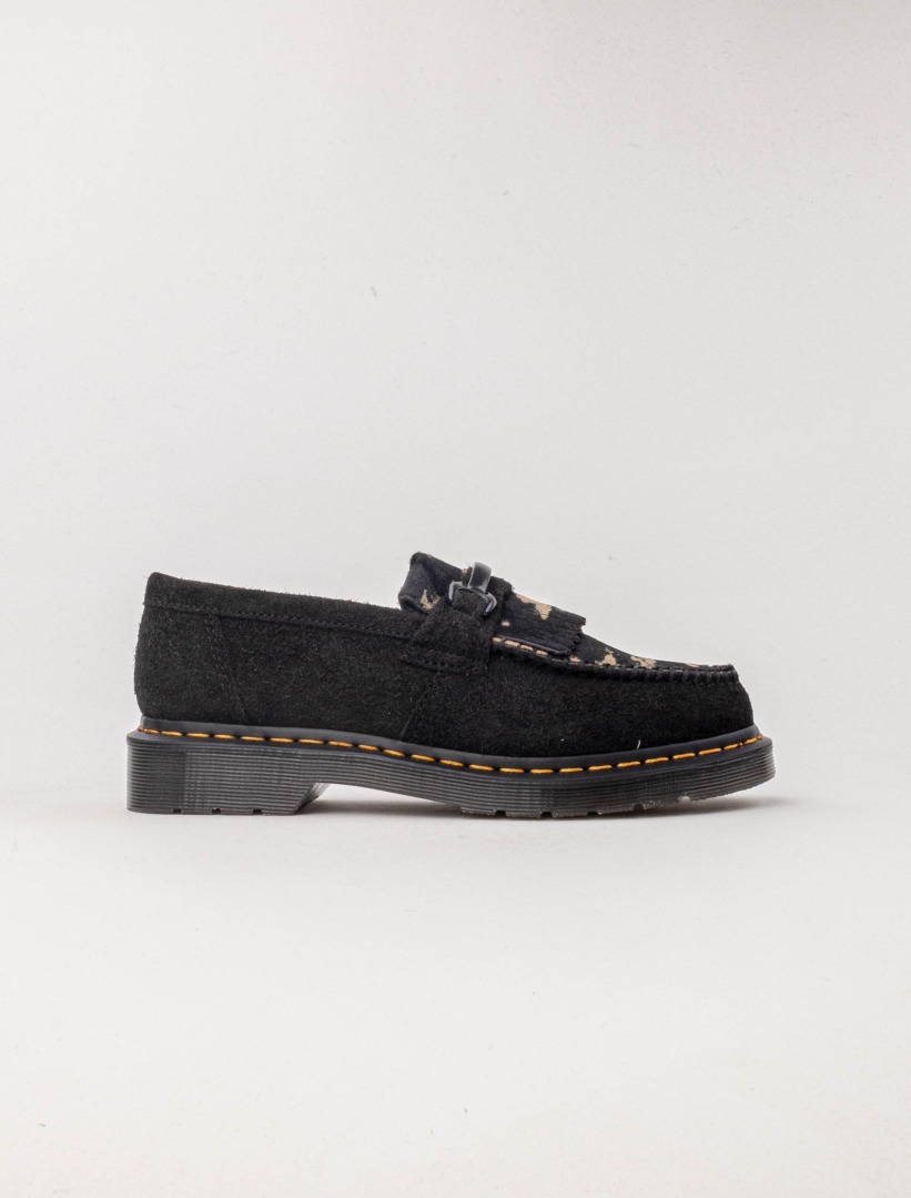 【未使用級】 Dr.Martens ADRIAN SNAFFLE （uk5） Adrian Snaffle Pebble Grain Leather Kiltie Loafers in Black