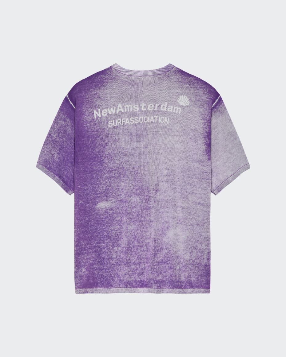 New Amsterdam Surf Association Logo Knit Tee Inside Print