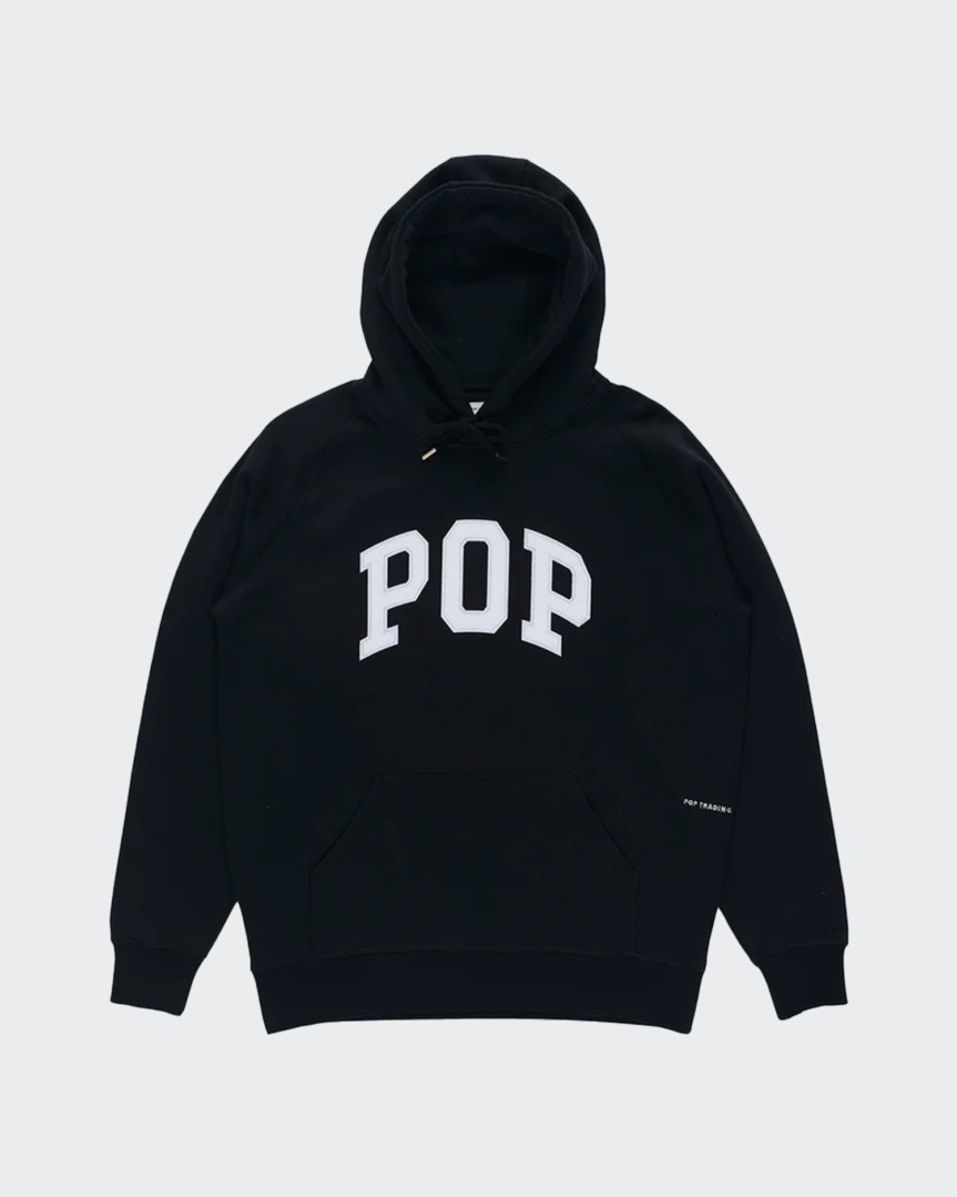 POP Trading Arch Hooded Sweat Black · POPSS25-01-005 POP Trading Arch Hooded Sweat Black · POPSS25-01-005