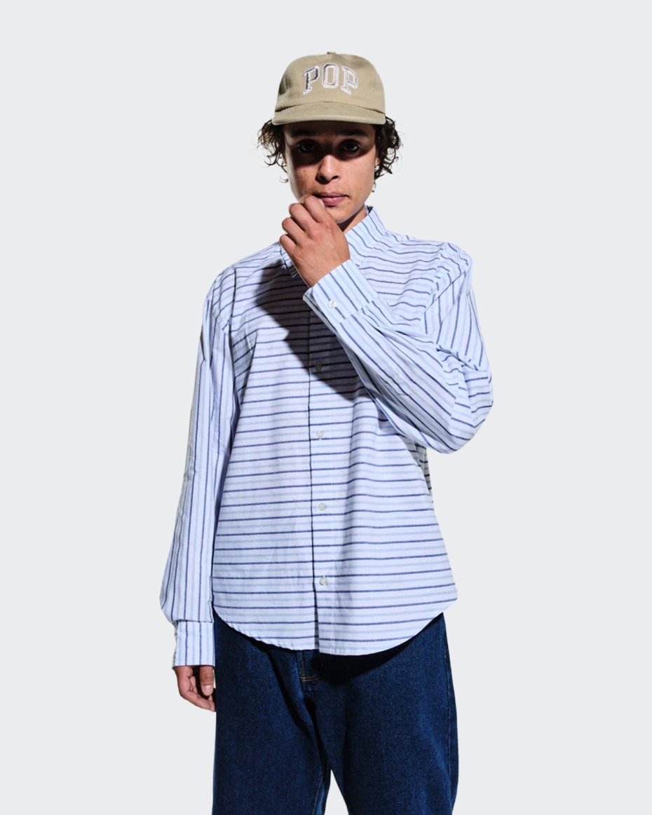 POP Trading Striped Logo Shirt