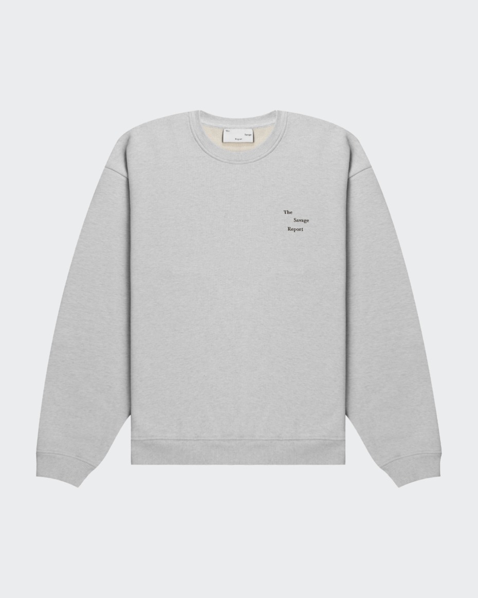 The Savage Report Wave Logo Crewneck