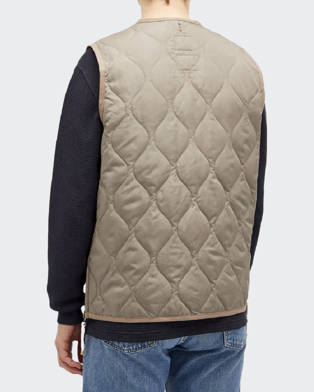 Taion Military Zip V Neck Down Vest