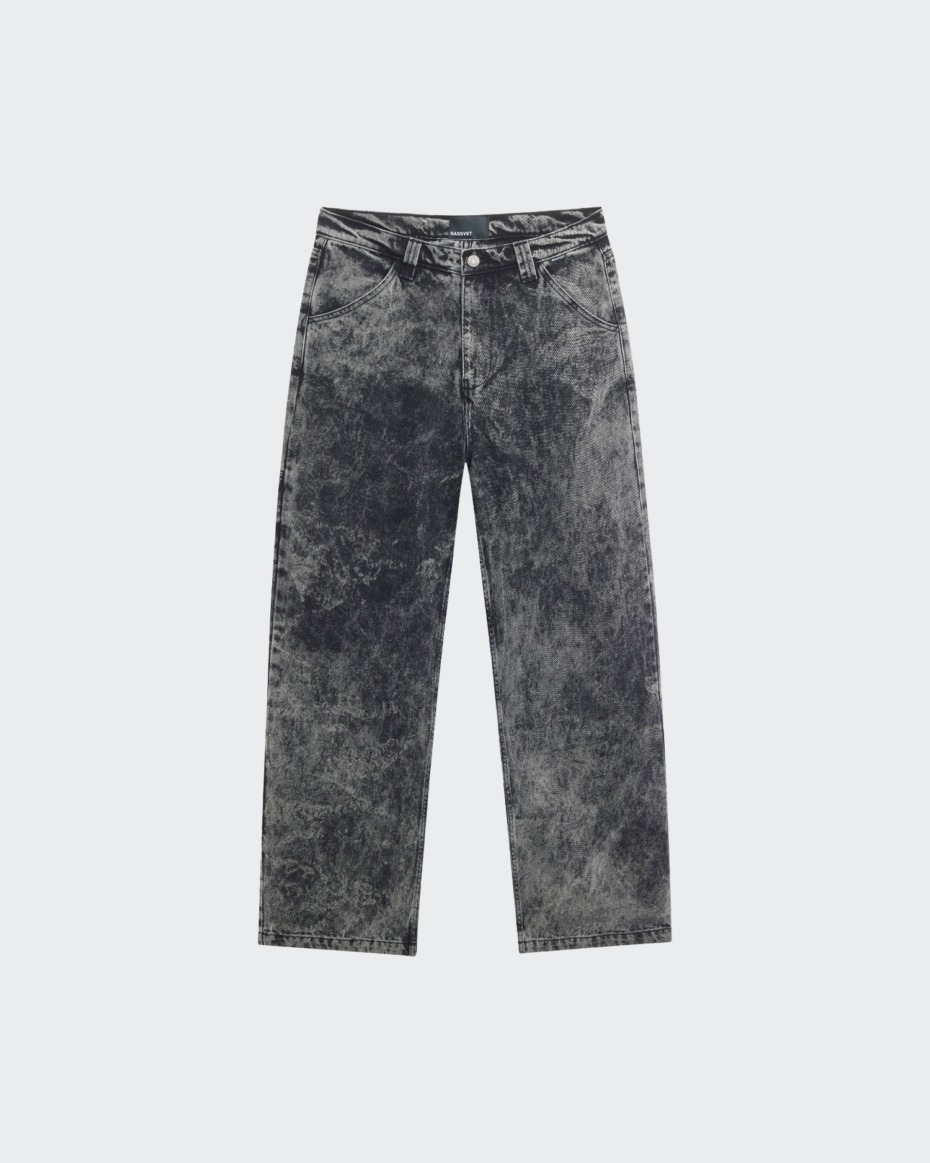 Rassvet Acid Wash Carpenter Work Pants