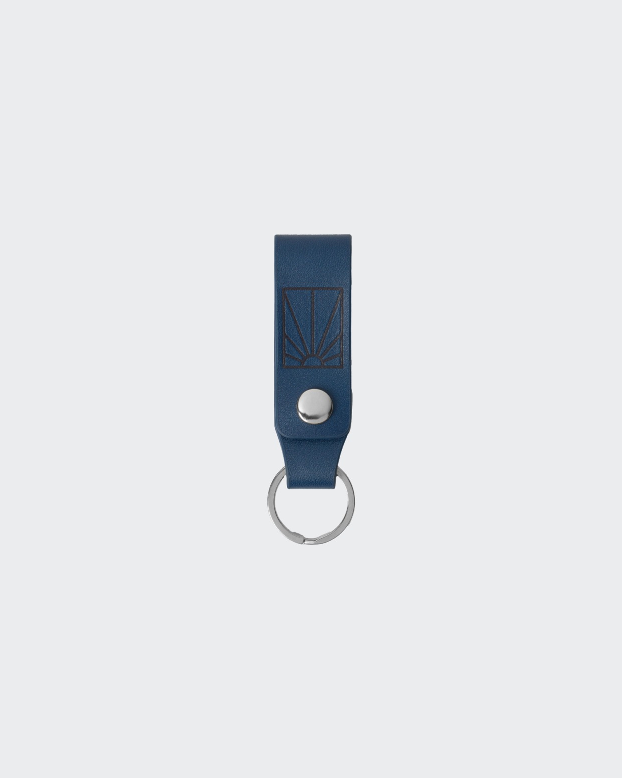 Rassvet Leather Logo Keychain