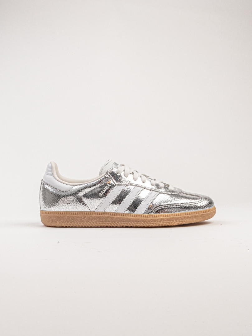 adidas SAMBA OG Silverlic JR0035 24㎝ adidas SAMBA OG SHOES - Silver | Free Shipping with adiClub