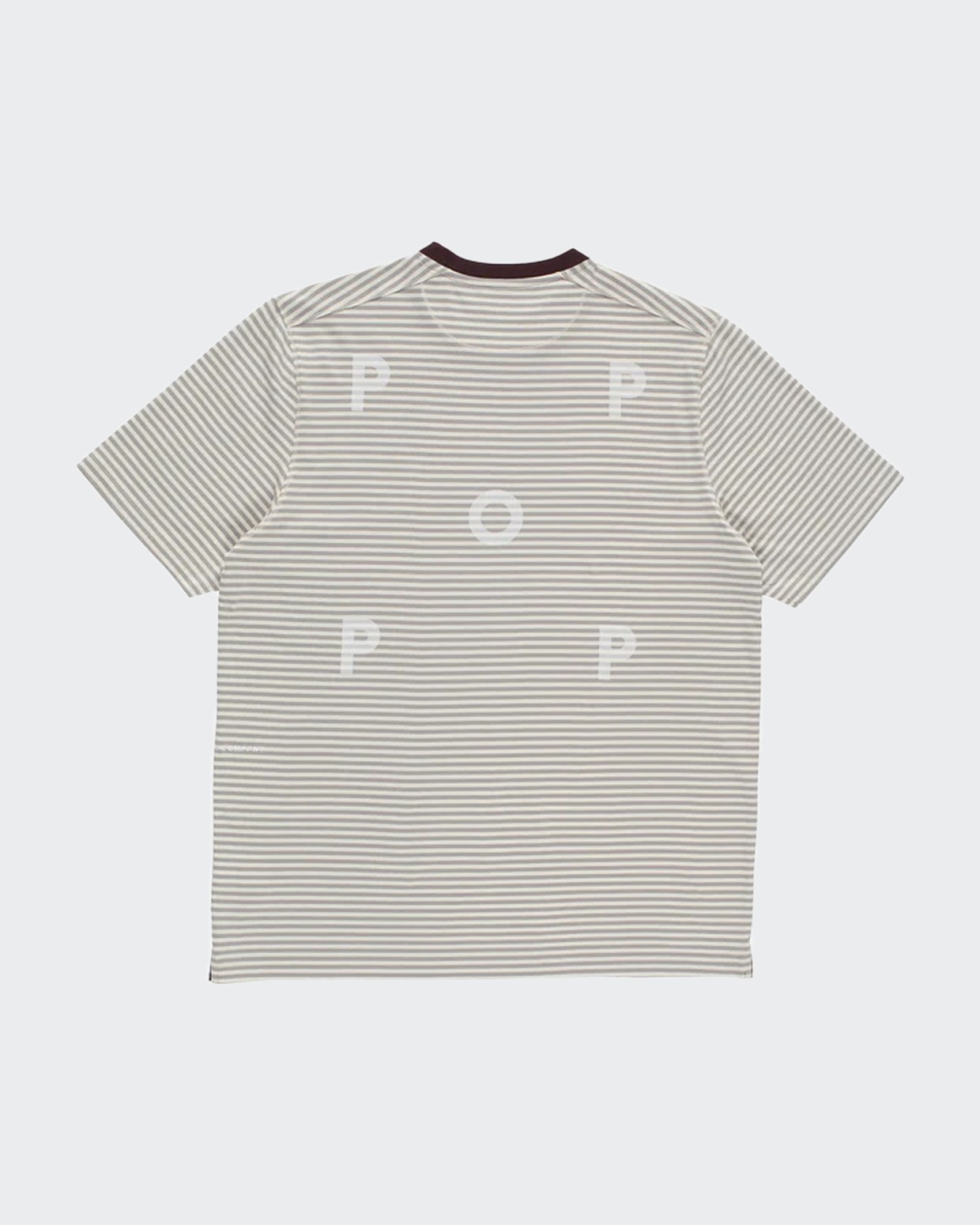 POP Trading Striped Logo T-Shirt