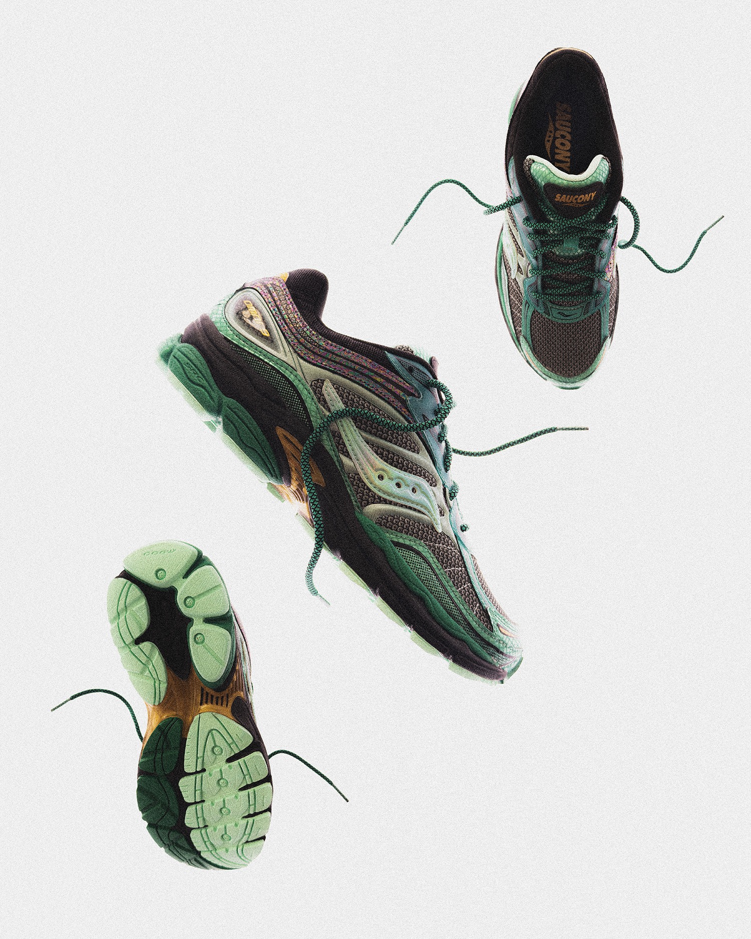 saucony green fp