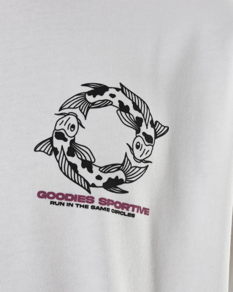 Goodies Sportive Carp White Tee
