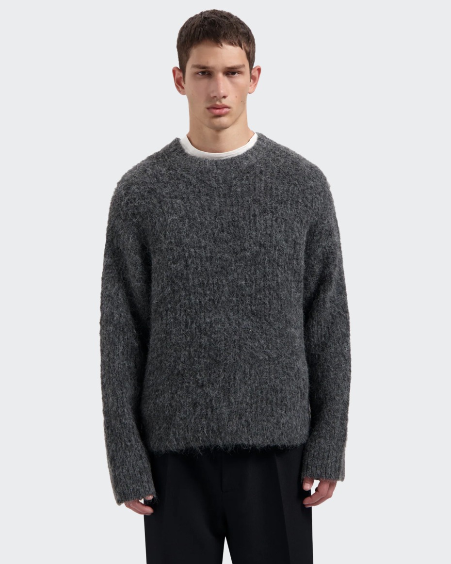 OLAF Hairy Knitted Crewneck